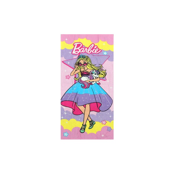 Toalha de Banho Barbie Reinos Mágicos - Ref. 6130788/6130888/6161388