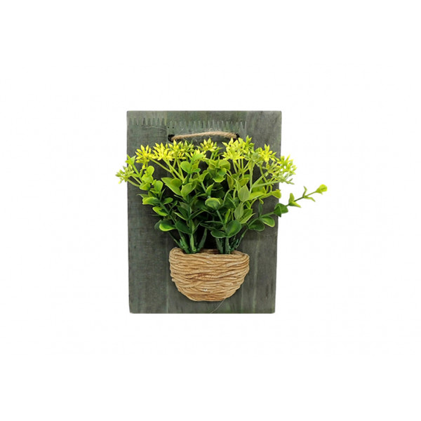 Planta Artificial com Vaso para Parede Sortido - Ref. 46102