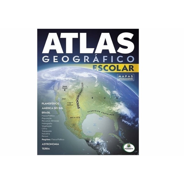 Atlas Geográfico Escolar - Ref. 921424 