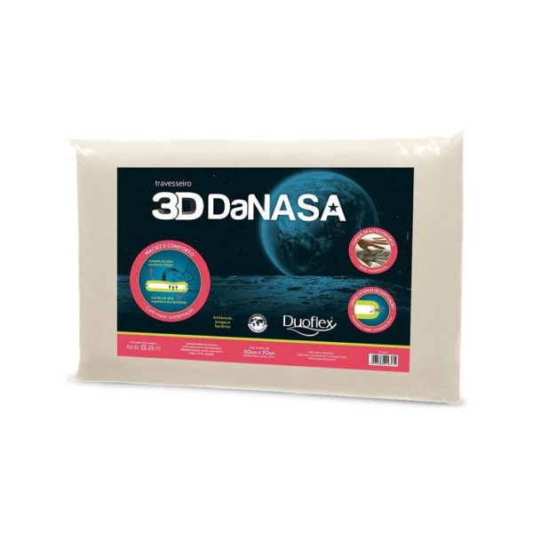 Travesseiro 3D da DaNasa Duoflex