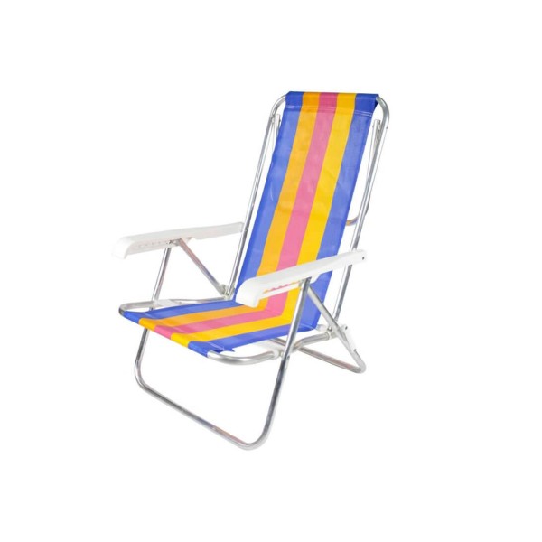 Cadeira de Praia Alumínio 8 Posições Bel