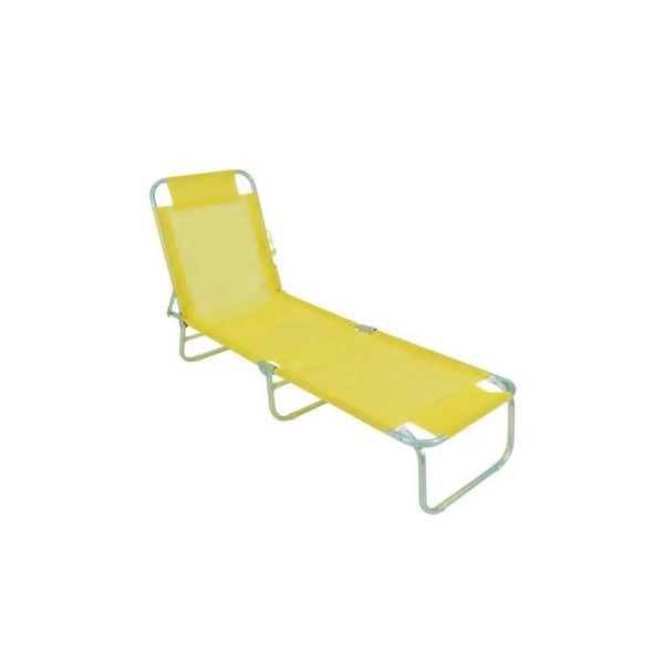Cadeira Espreguiçadeira Bel Nacional Amarela - Ref. 414705