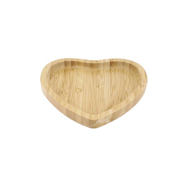 Mini Petisqueira Coração em Bambu