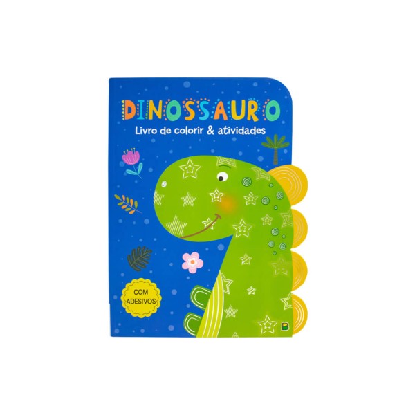 Livro de Colorir e Atividades Dinossauro